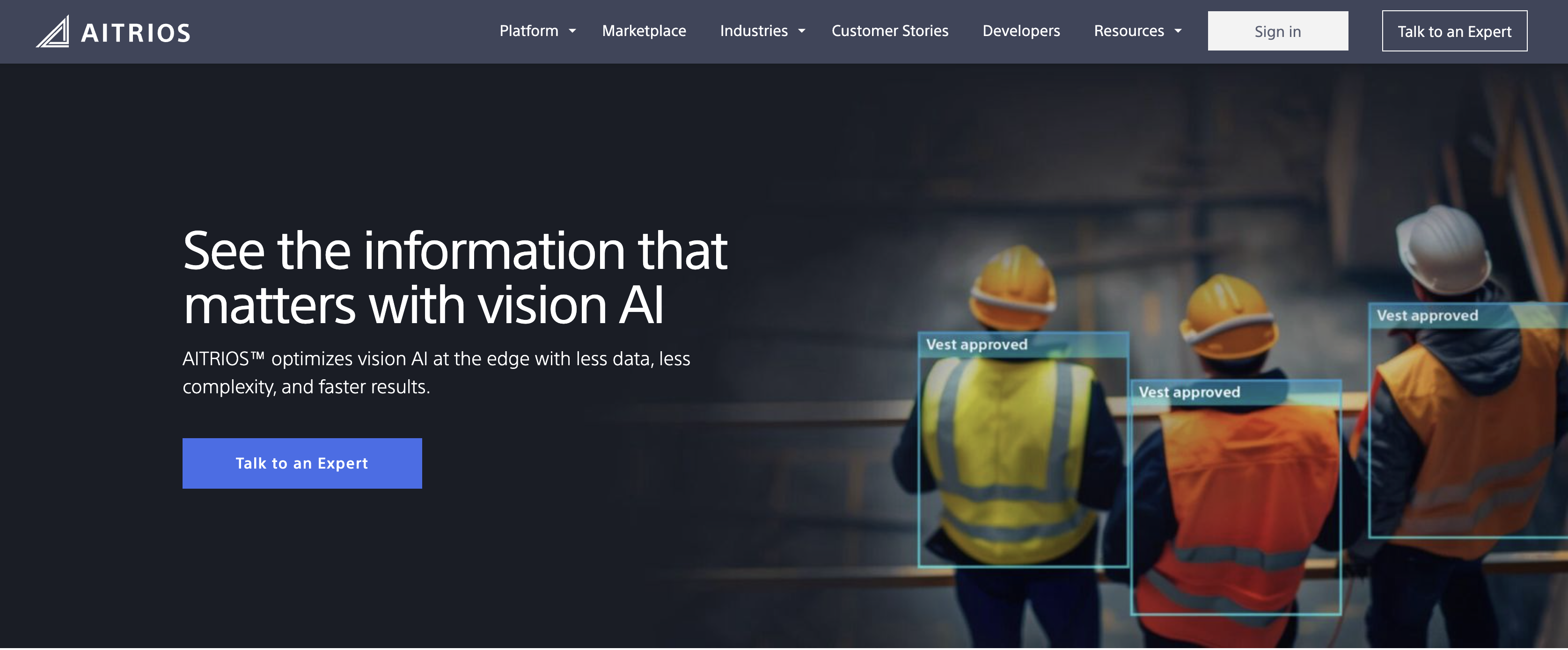 Sony AITRIOS Dashboard Interface